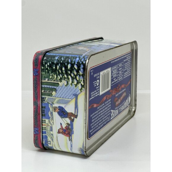 VTG 1997 Maxwell House Coffee Collectors Tin Winter Town Holiday Christmas Empty - Picture 3 of 6